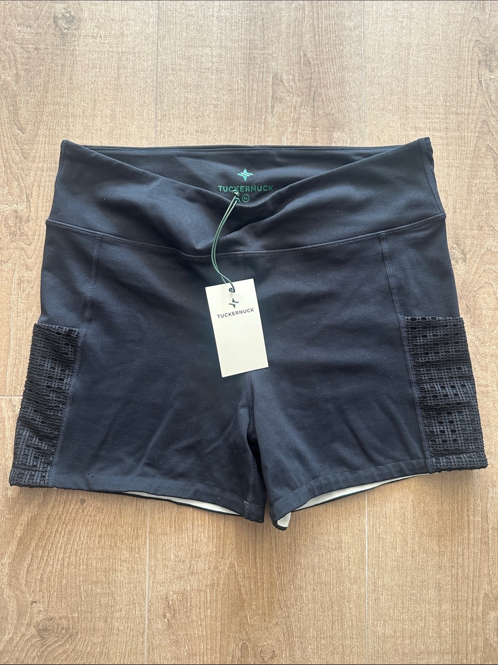 NWT Tuckernuck Sport black shorts XL